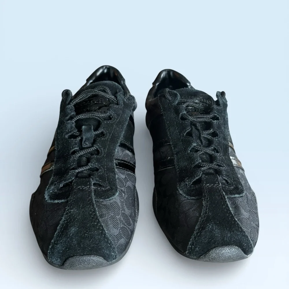 Coach Black Remonna Signature Sneakers - Picture 2 of 8